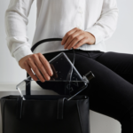 Memobottle A5 - flat drinking bottle transparent