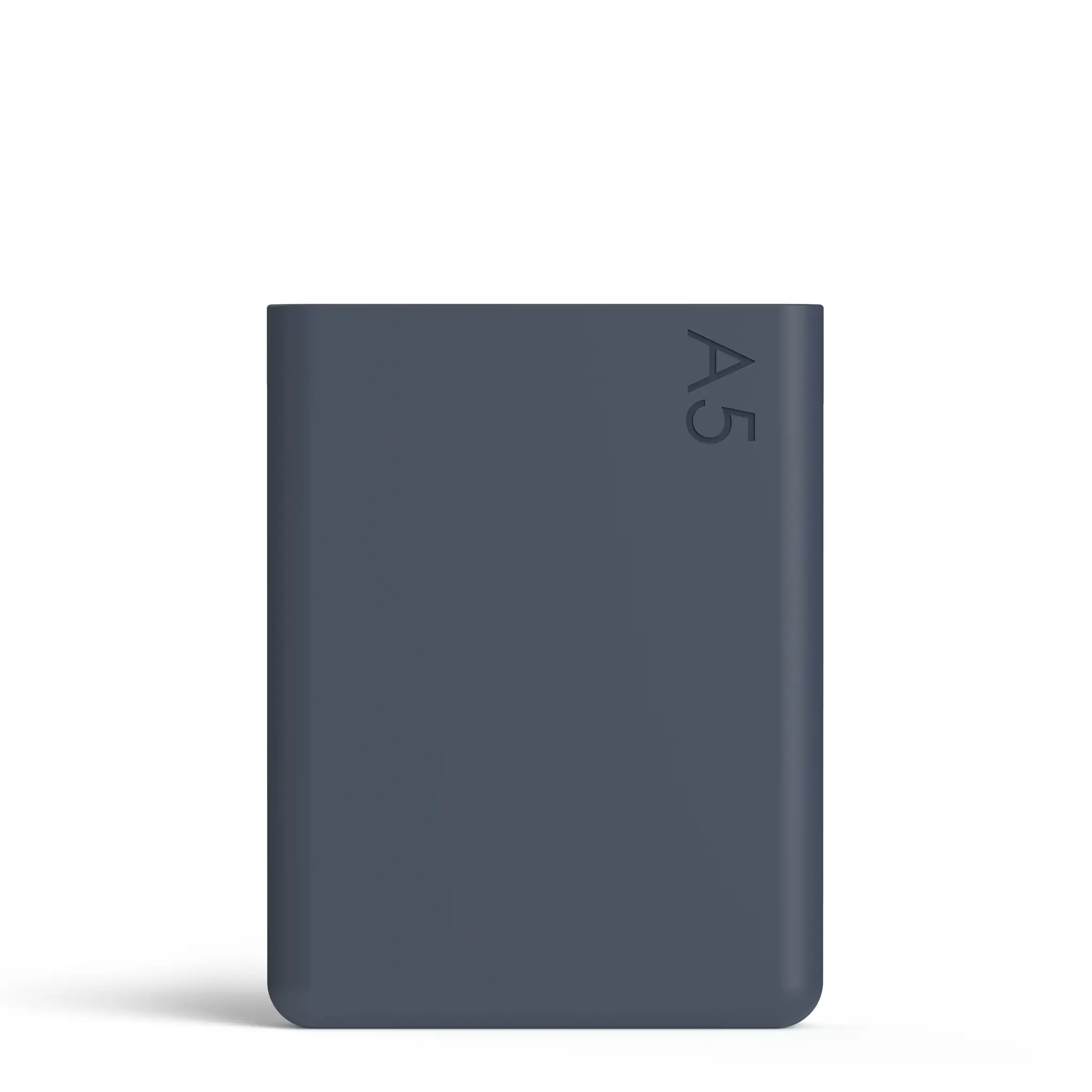 Memobottle A5 étui silicone bleu nuit