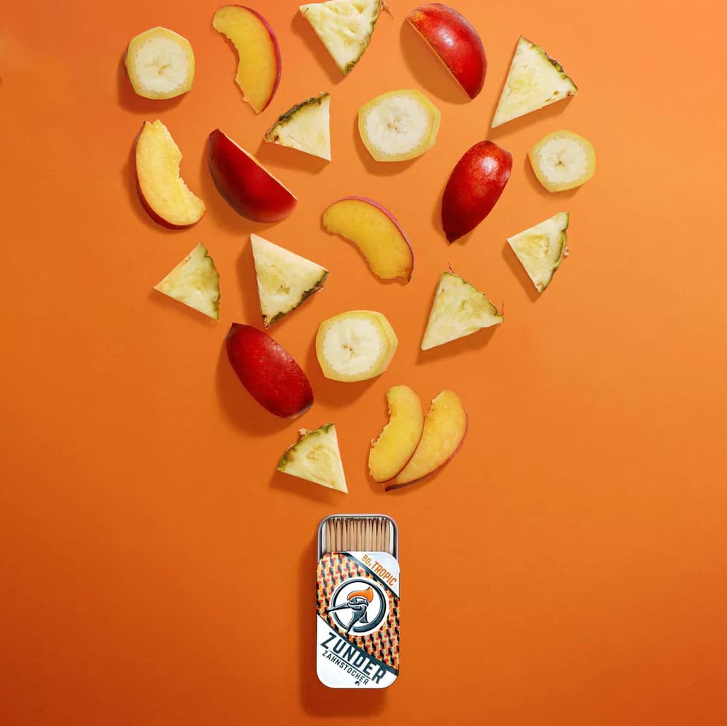 Zunder - Tropic Box - Zahnstocher mit Geschmack