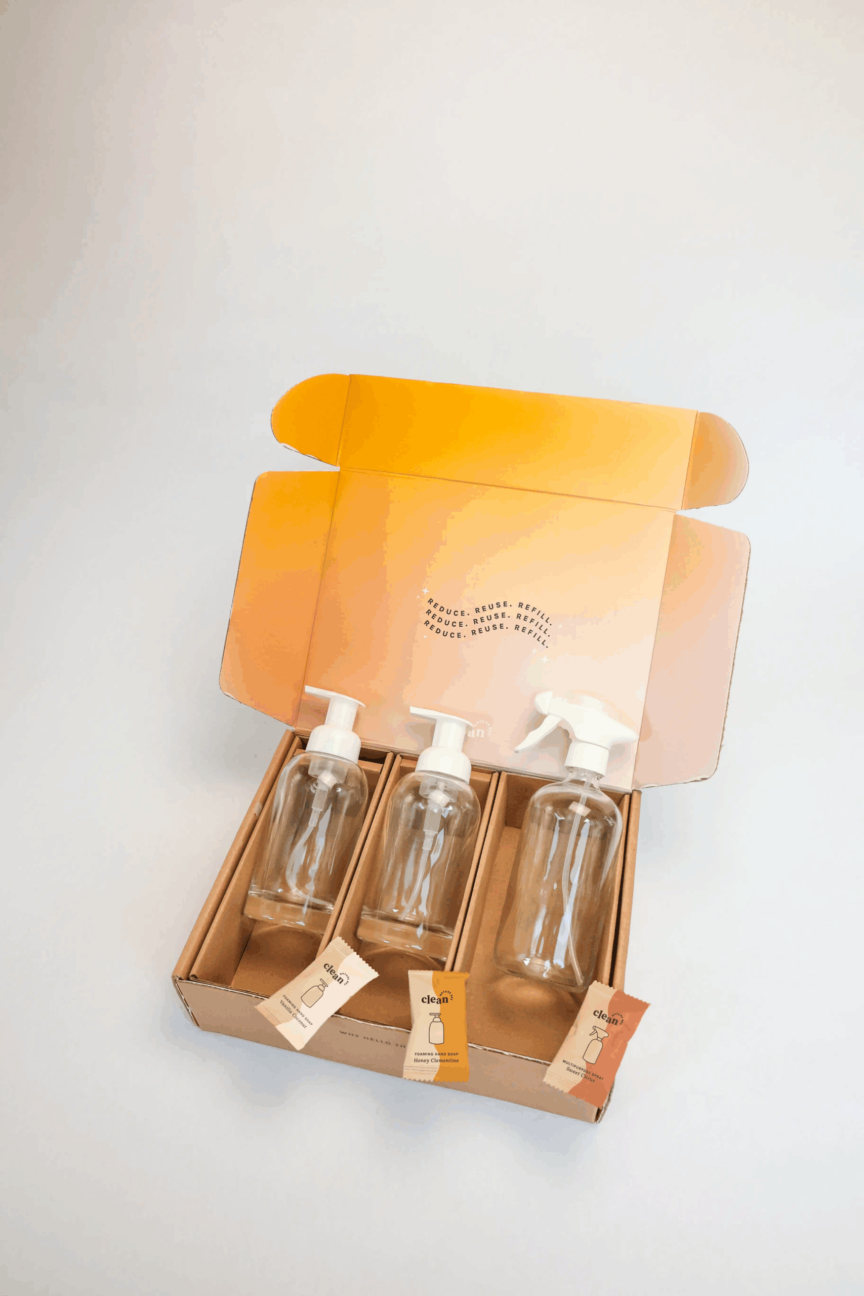Kit de démarrage de nettoyage rechargeable - Nature Bee Clean