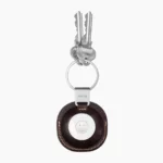 Étui en cuir Orbitkey pour Airtag en marron