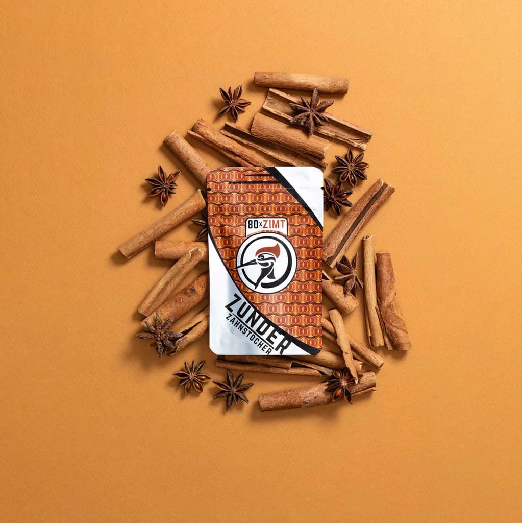 Zunder Zahnstocher - Zimt Refill-Bag zum nachfüllen