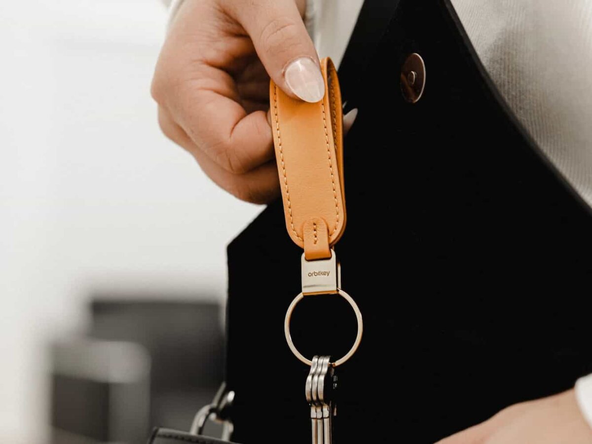 Orbitkey - Loop Keychain Orange - Schlüsselanhänger