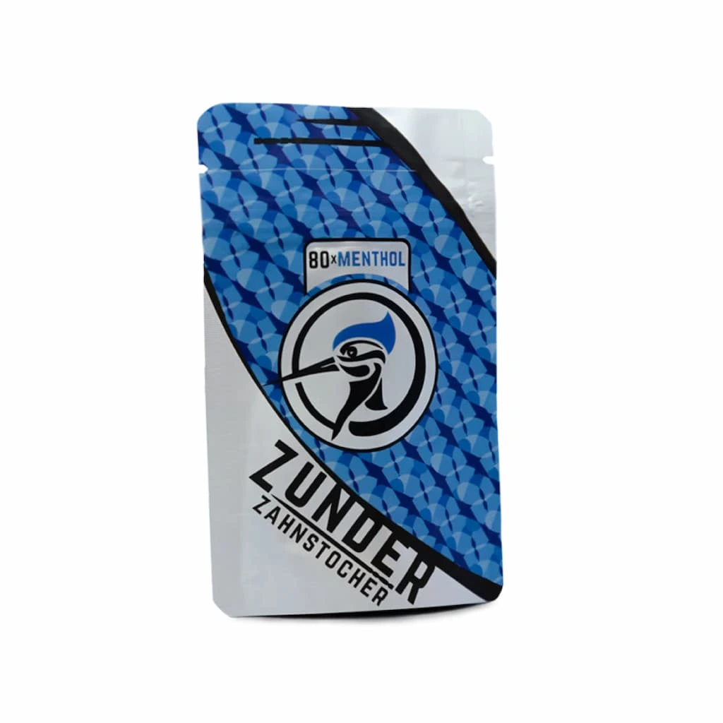 Zunder Zahnstocher mit Geschmack - Methol Refill-Bag