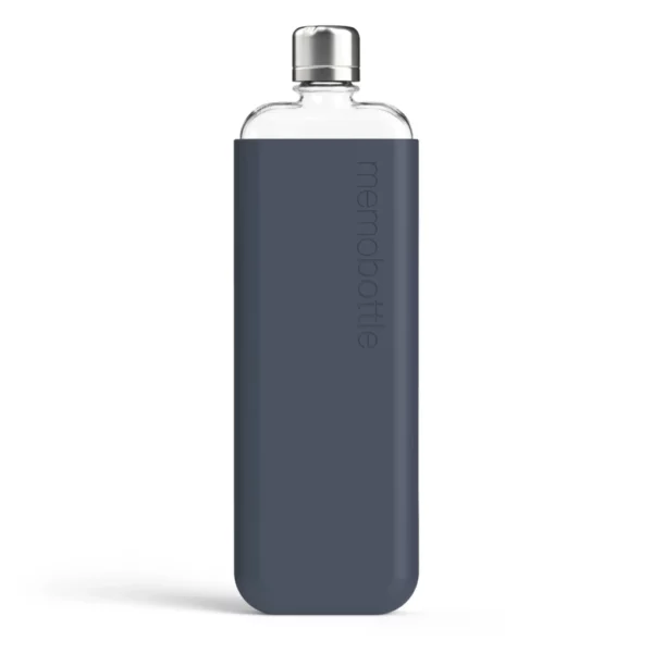 Memobottle Slim Silikonhülle Nachtblau