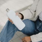 Memobottle Slim Stainless Steel - white