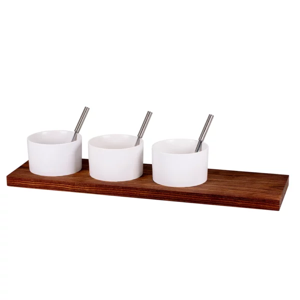 Set d'apéritif "Trio - Frêne thermique, Petit