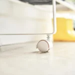 Yamazaki storage trolley with basket Tower black