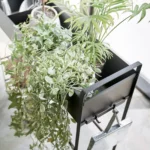 Yamazaki storage trolley with basket Tower black