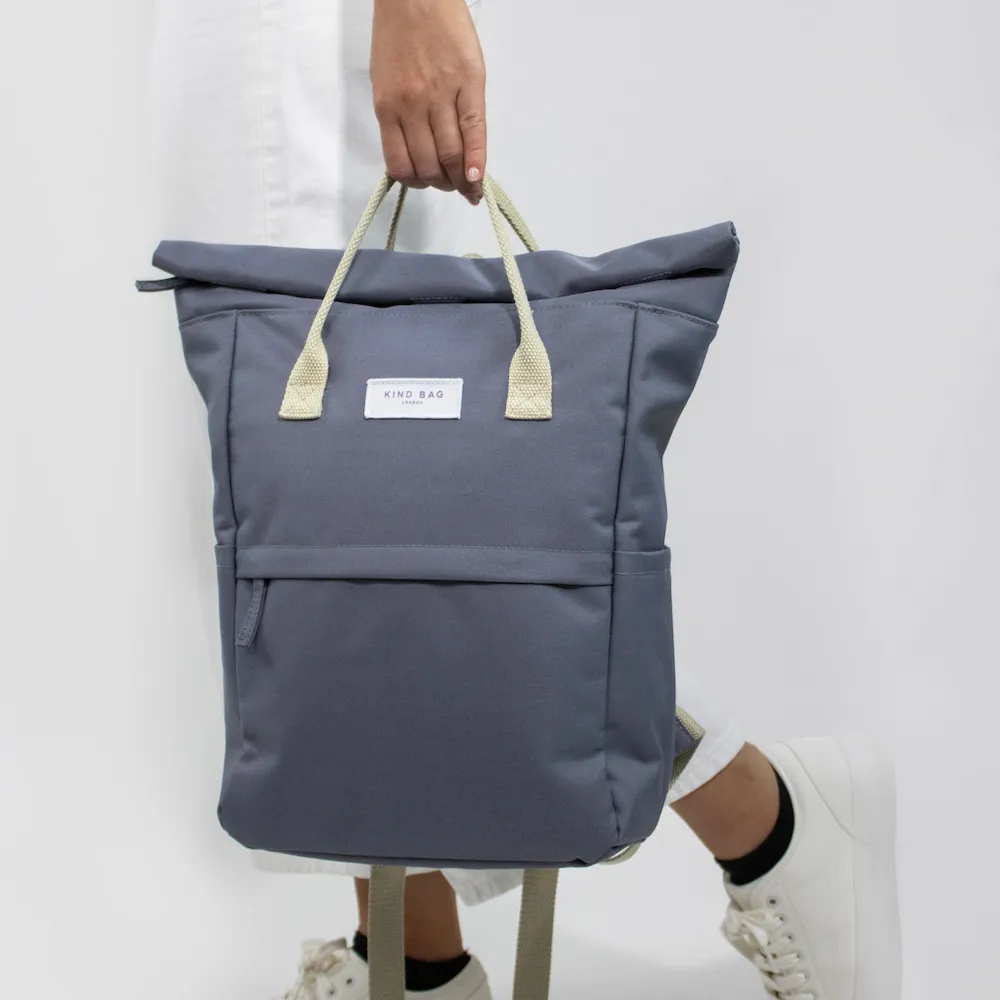 Kind Bag Backpack Medium Slate Grey - Rucksack