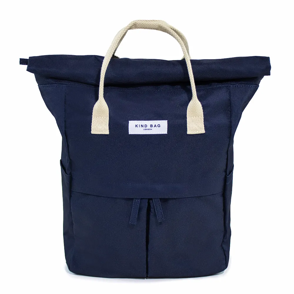 Kind Bag Backpack Medium Navy - Rucksack