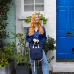 Kind Bag Backpack Medium Navy - Rucksack