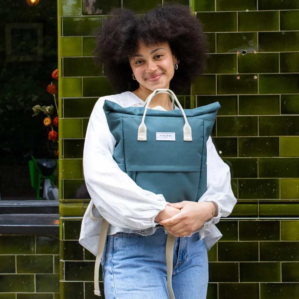 Kind Bag Backpack Medium Moss Green - Rucksack