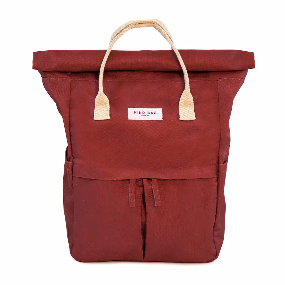 Kind Bag Backpack Medium Burgundy - Rucksack