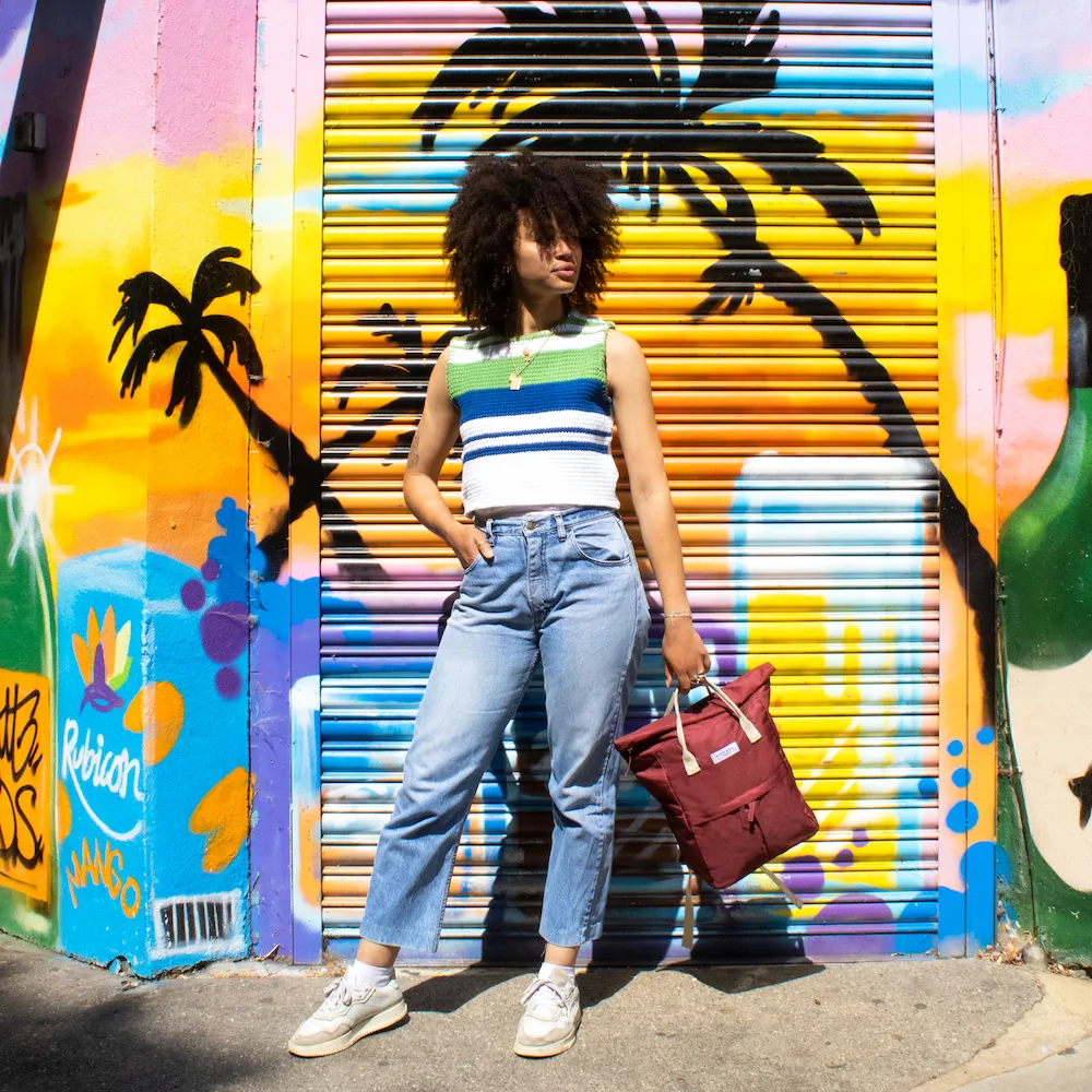 Kind Bag Backpack Medium Burgundy - Rucksack