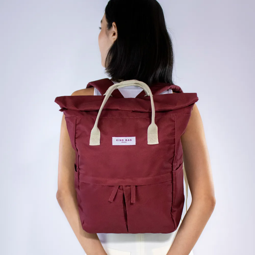 Kind Bag Backpack Medium Burgundy - Rucksack