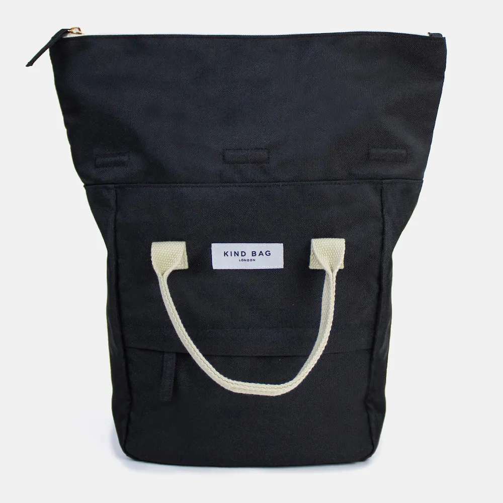 Kind Bag Backpack Black / Noir - sac à dos compact aux couleurs vives