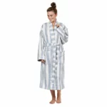 Bathrobe Dock & Bay Storm Cloud - Dressed