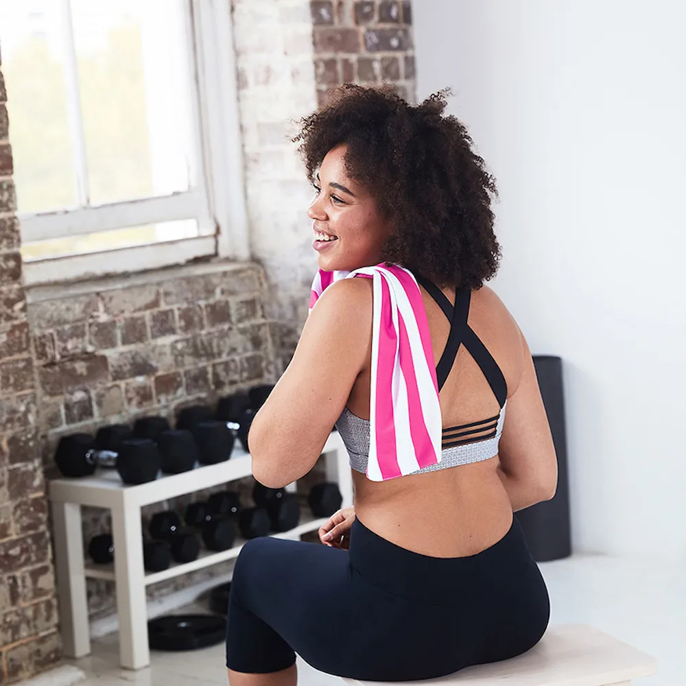 Serviette de refroidissement Cabana Pink - One Horizon