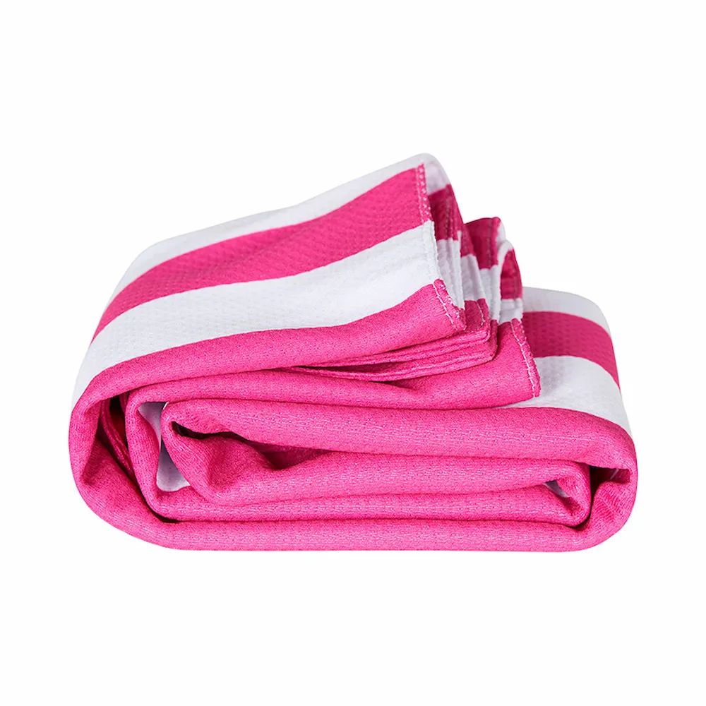 Serviette de refroidissement rose Cabana de Dock & Bay