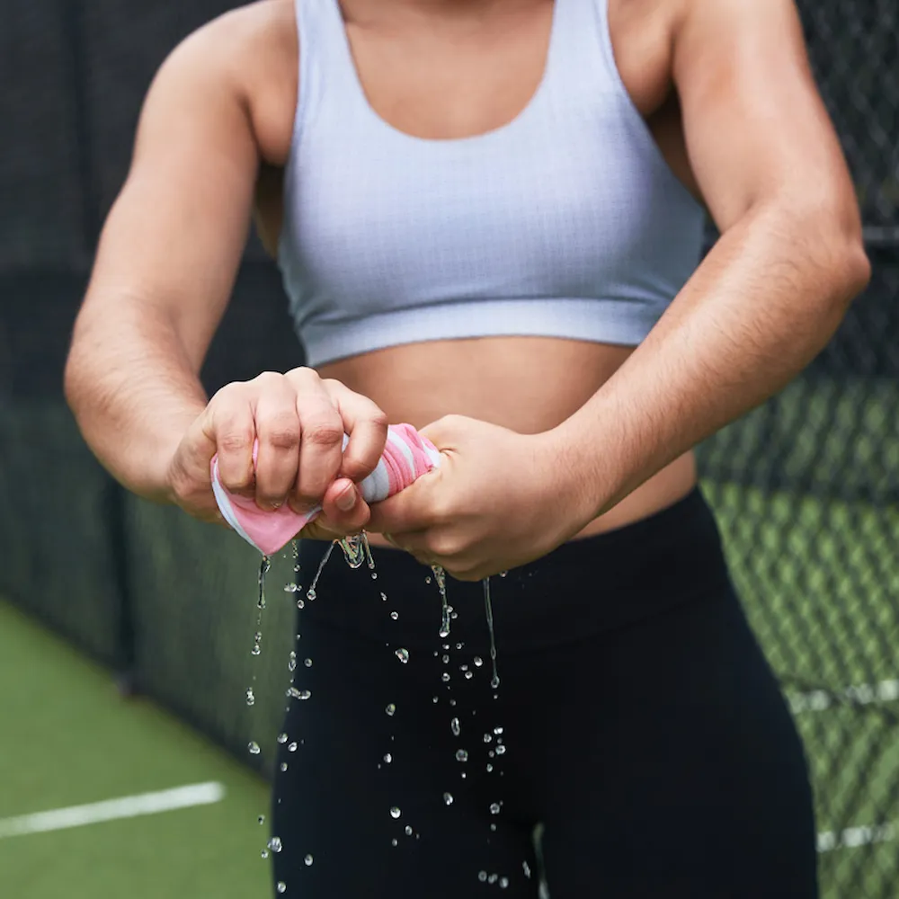 Dock & Bay Cooling Towel Cabana - En cours d'utilisation