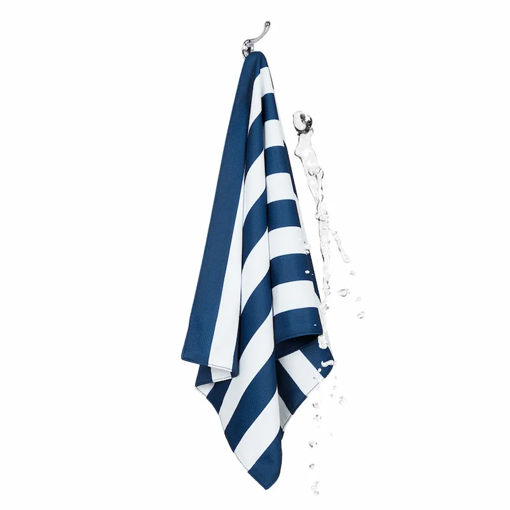 Dock & Bay Cooling Towel Cabana Navy - Serviette réfrigérante
