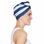 Dock and Bay Hair Wrap Navy Blue dressed