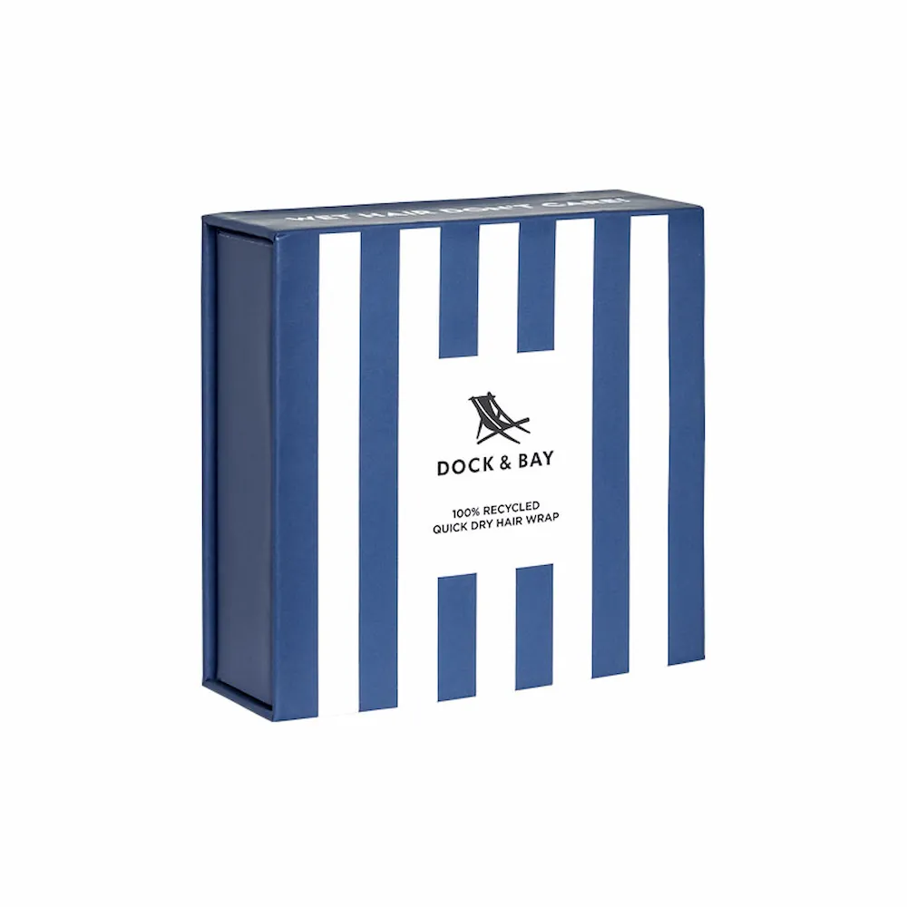 Dock and Bay Hair Wrap Navy Blue - Gift Wrap