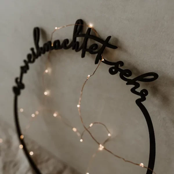 Eulenschnitt - Holzkrank - Es weihnachtet sehr