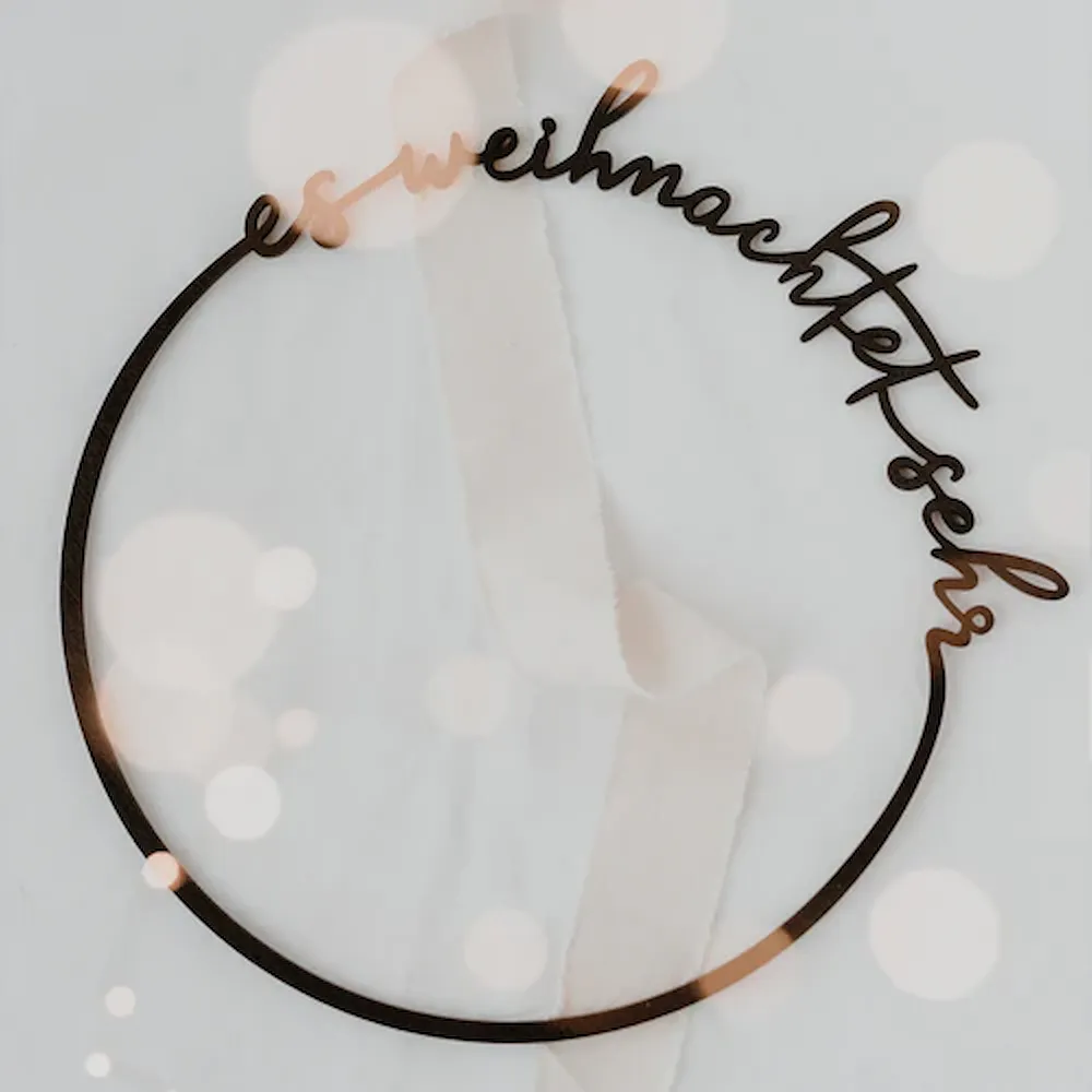 Eulenschnitt - Holzkrank - Es weihnachtet sehr