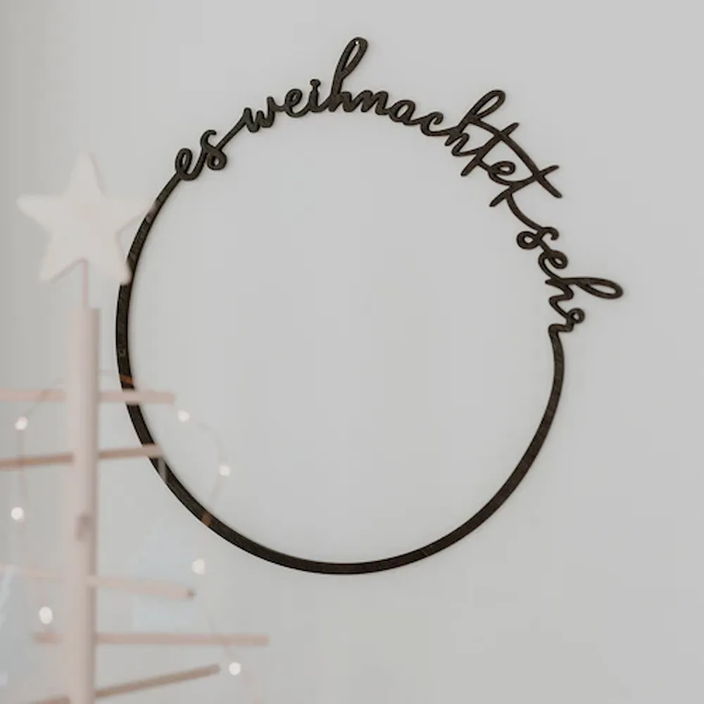 Eulenschnitt - Holzkrank - Es weihnachtet sehr