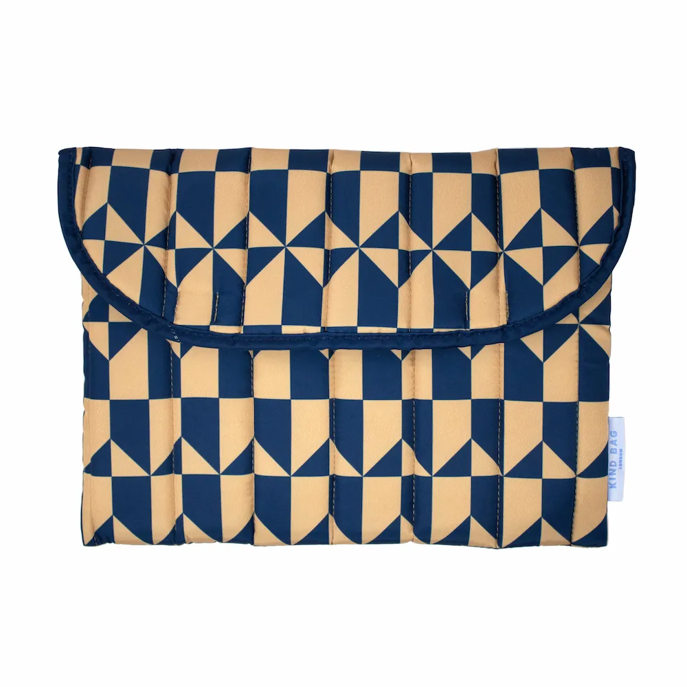 Étui pour ordinateur portable Kind Bag Navy Coffee