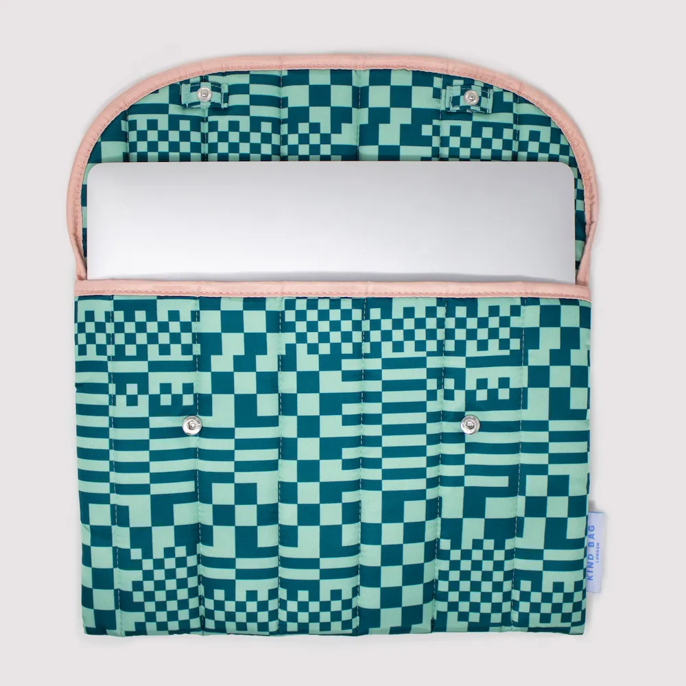 Housse pour ordinateur portable Kind Bag Trippy Check