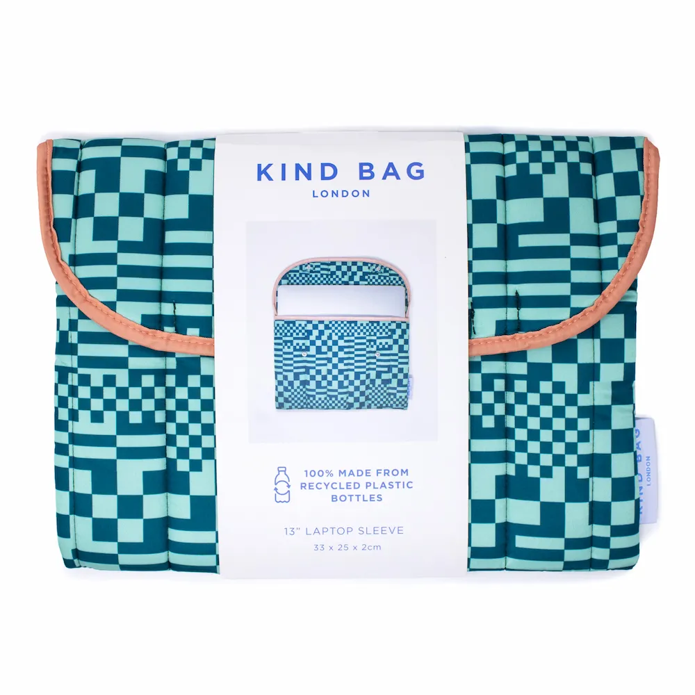 Housse pour ordinateur portable Kind Bag Trippy Check