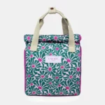 Sac à déjeuner Kind Bag - Abstract Flowers - Green