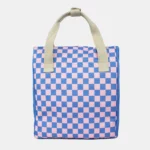 Sac à déjeuner Kind Bag - Checkerboard Pink+Blue