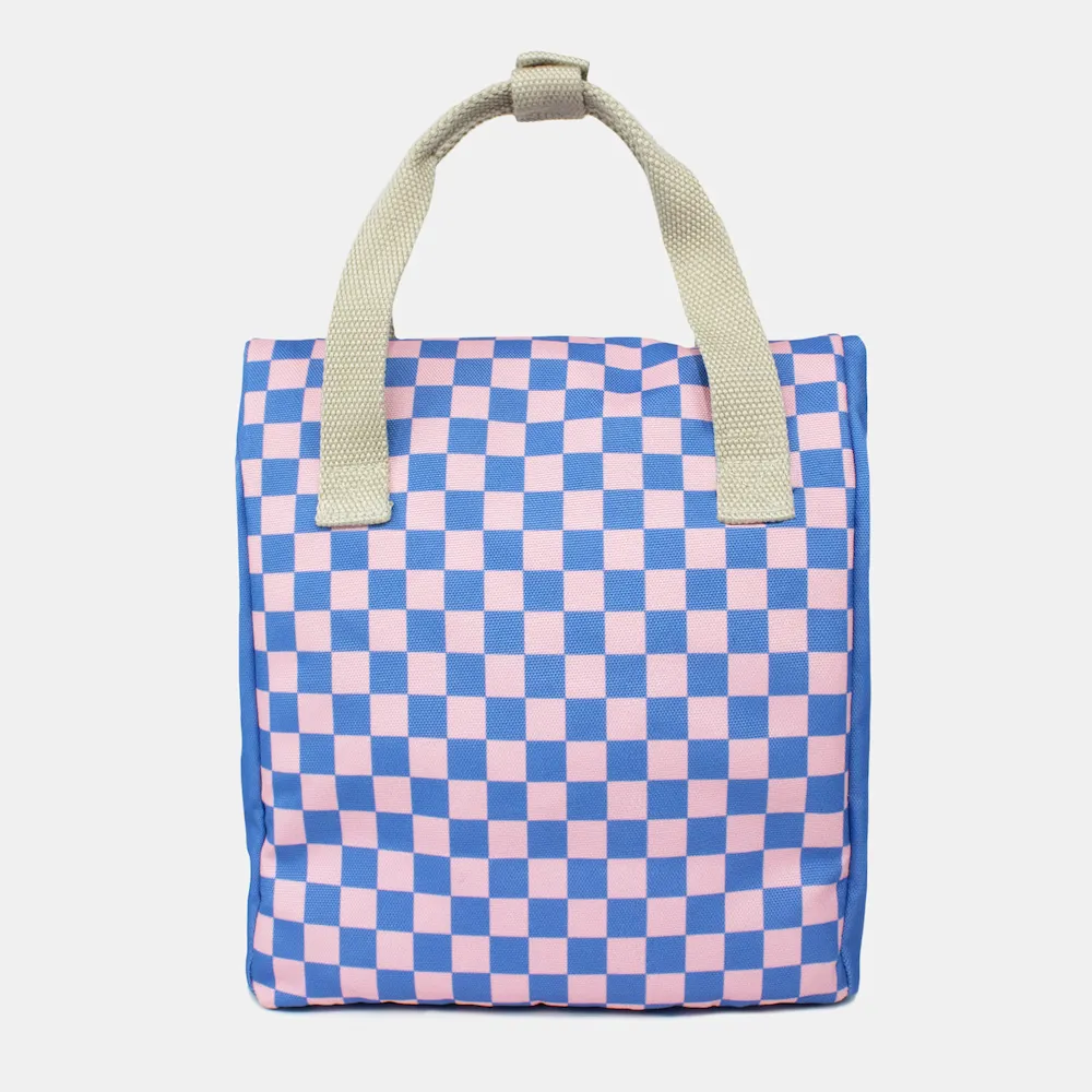 Sac à déjeuner Kind Bag - Checkerboard Pink+Blue