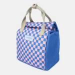 Sac à déjeuner Kind Bag - Checkerboard Pink+Blue