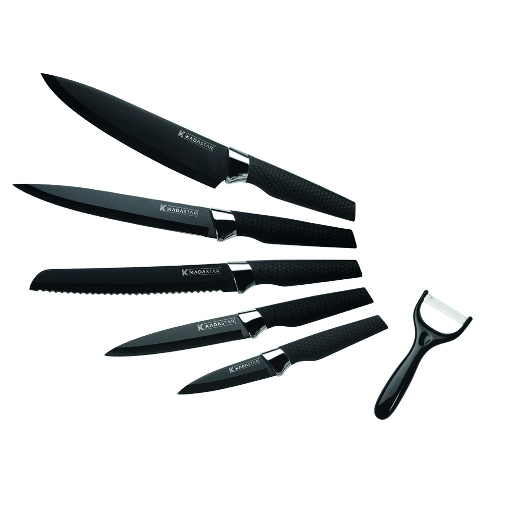 Kadastar knife set - Professional knives in black