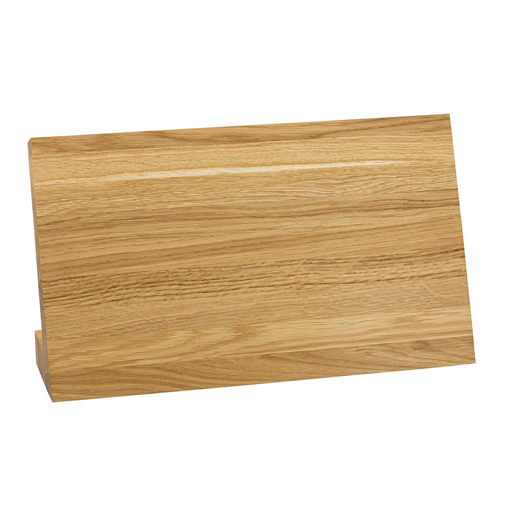 Kadastar Bloc à couteaux magnétique en bois de chêne