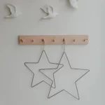 Eulenschnitt Metallkranz Stern 2er Set