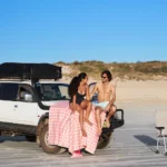 Dock & Bay picnic blanket Strawberry