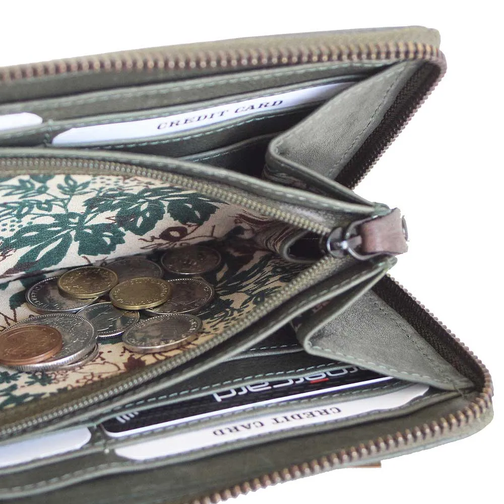 Paris 1 Geldsack Margelisch Schlammgrün offen