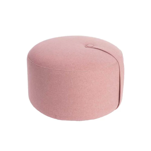 DesignBite Runder Pouf Sitzhocker Rosa