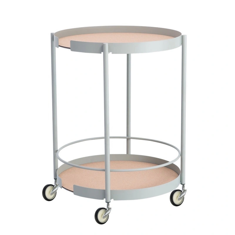 DesignBite metal serving trolley in gray