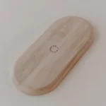 Eulenschnitt Tablett - Du Bist Toll - aus Eiche - Rückseite