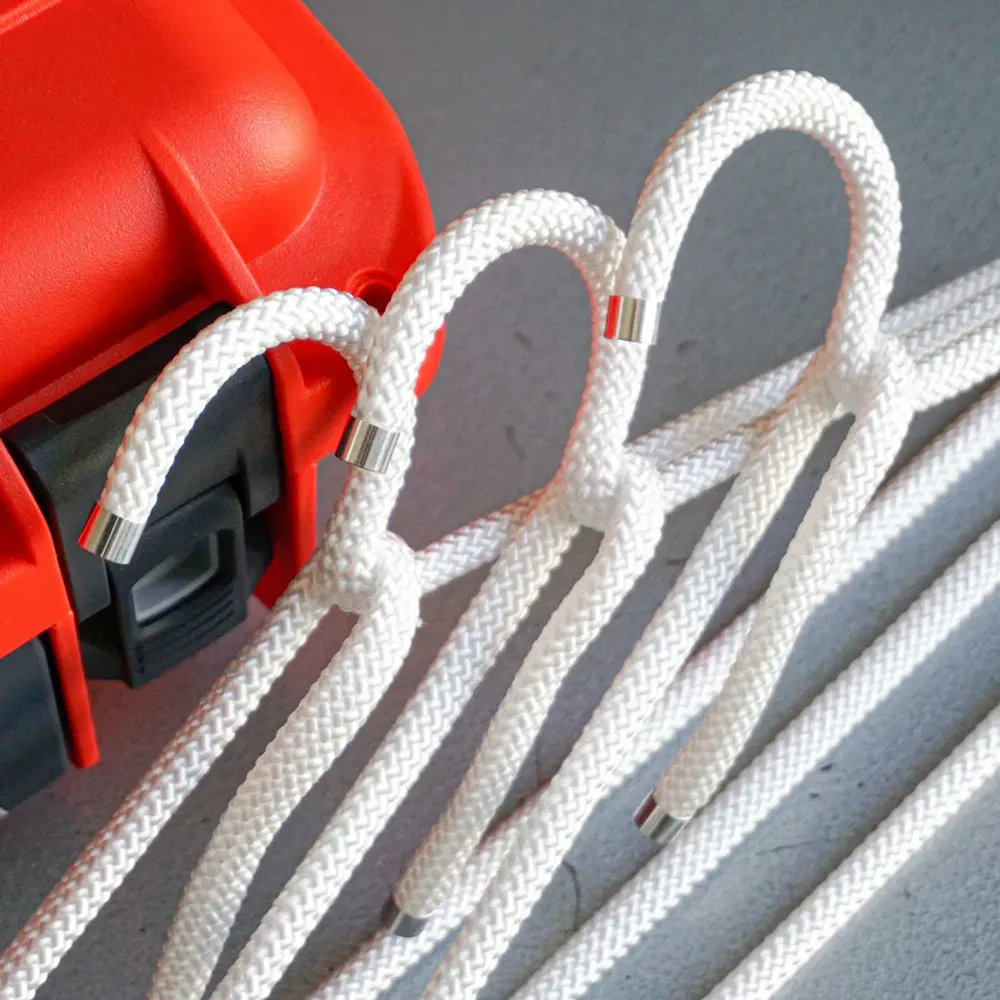 Peppermint Products Cintre en corde blanc