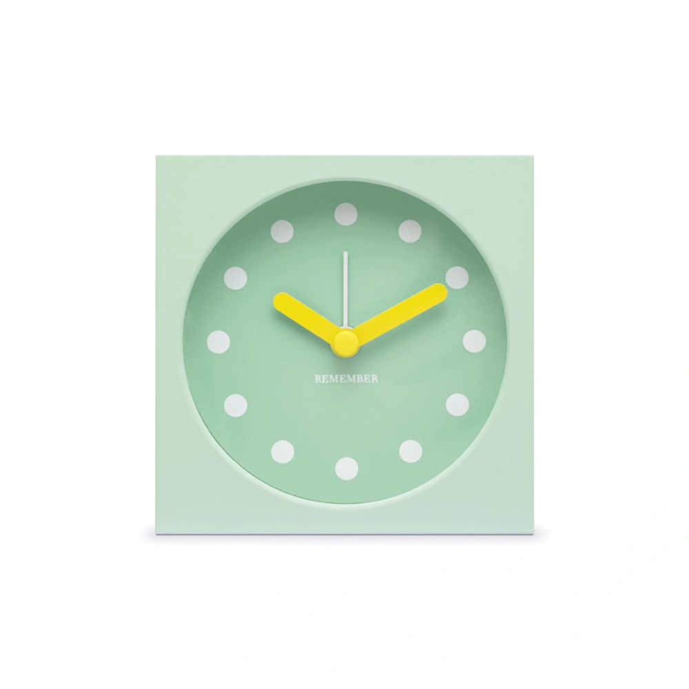 Remember Horloge de bureau avec réveil - Sky bleu clair