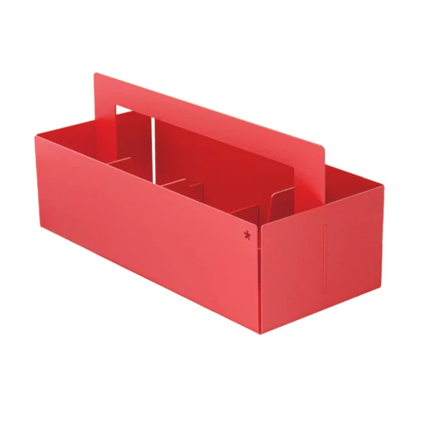 Steel toolbox in red from Peppermint Products