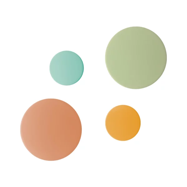 Remember Wandhaken 4er Set Daisy